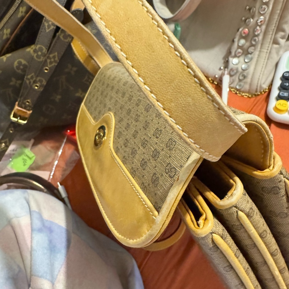 Gucci Patterned Tan and Yellow Women's Bag - Picture 13 of 13